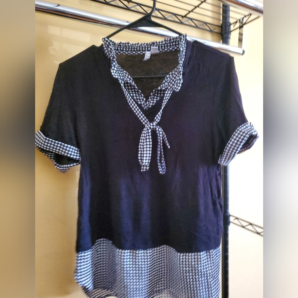 ELLE Women's Short Sleeves Top, Size:M - Picture 1 of 6
